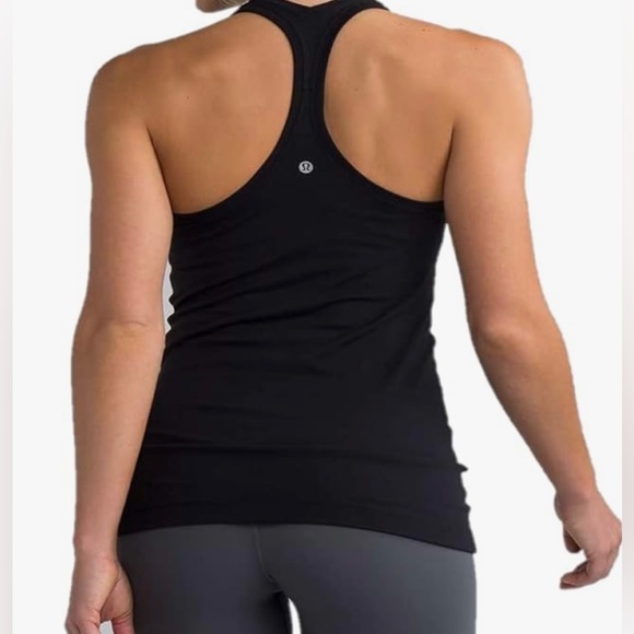 lululemon athletica Tops - Lululemon Cool Racerback Tank Basic IV / Nulu Fabric / Black / Size 6